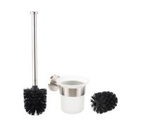 BadeStern Brosse WC et support en acier inoxydable pour montage mural WG-70