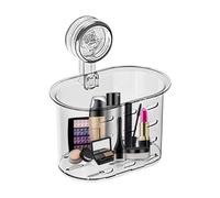 Badezimmer Organizer - Dusch Organizer - Wandregal Für Die Dusche | Transparente Box Mit Abnehmbarem Halter Und Saugnapf, Aufbewahrungsbehälter Ohne Bohren Für Taschentücher, Toilettenartikel