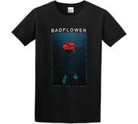 Badflower Band Promise Rose T-Shirt Men's Black Unisex Tee Manches Courtes(Large)