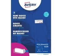 Badge, 70 x 30 mm, set de 5, anthracite