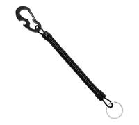 Badge à Cordon avec pour Clés | Porte-Clés Enrouleur | Cordon Sécurité Élastique Anti-Perte Rétractable pour Ceinture Sac À Dos Plongée Pêche Extérieur