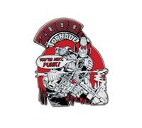 Badge à épingle 2000 AD Judge Dredd « You're Next Punk » - Épinglette en émail sous licence officielle pour les fans et les collectionneurs de bandes dessinées
