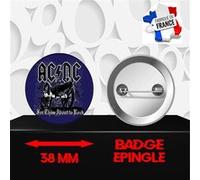 Badge à épingle 38 mm Groupe Rock AC/DC 332 G
