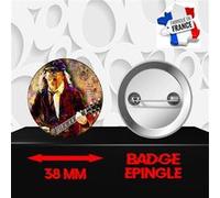 Badge à épingle 38 mm Groupe Rock AC/DC 334 G