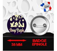 Badge à épingle 38 mm Groupe Rock DEEP PURPLE 565