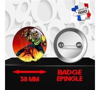 Badge à épingle 38 mm Groupe Rock IRON MAIDEN 336 G