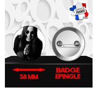 Badge à épingle 38 mm Groupe Rock OZZY OSBOURNE 398