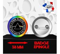 Badge à épingle 38 mm Groupe Rock PINK FLOYD 538