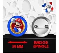 Badge à épingle 38 mm Super Mario 0002