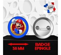 Badge à épingle 38 mm Super Mario 0002 G