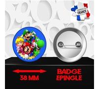 Badge à épingle 38 mm Super Mario 0008 G