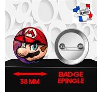 Badge à épingle 38 mm Super Mario 0014 G
