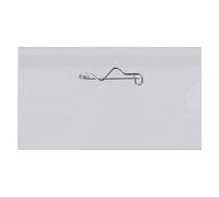 Badge à épingle 54 x 90 mm - Boîte de 50