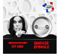 Badge à épingle 59 mm Groupe Rock OZZY OSBOURNE 395