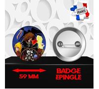 Badge à épingle 59 mm Manga Albator Captain Harlock 268