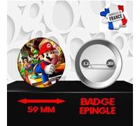 Badge à épingle 59 mm Super Mario 0006 G