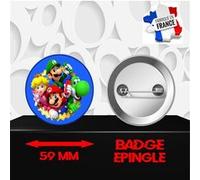 Badge à épingle 59 mm Super Mario 0008 G