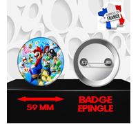 Badge à épingle 59 mm Super Mario 0015