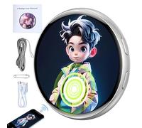 Badge à épingle à dessin animé, transmission instantanée de photos, écran tactile HD, insigne dynamique électronique, pour et adultes, convention de bande dessinée, festival ACG, événement