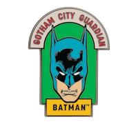 Badge à épingle Batman Gotham City Guardian en émail - Édition limitée individuellement numéroté en métal à collectionner | Sous licence officielle DC Comics