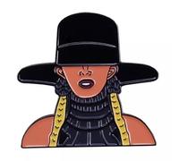 Badge à épingle en émail avec inscription « Formation Hip Hop Pop Music Artist Diva Queen B Bee Fierce Singerce », 1.2 Inches, Émail, émail