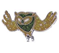 Badge à épingle en émail avec inscription « The Cosmic Owl Ooo Premonition Dreams Hoots Come Along With Me Adventure Time » de Jake Finn - 4,1 cm, 1.6 Inches, Émail, émail