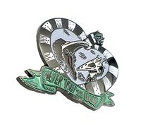 Badge à épingle en métal émaillé avec inscription « Never Trust The Living Horror », Métal