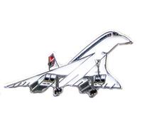 Badge à épingle en métal émaillé Concorde Avion Avion Avion
