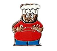 Badge à épingle en métal émaillé Jerome "Chef" Mcelroy (Dessin animé South Park)