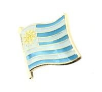 Badge à épingle en métal Uruguay Amérique du Sud Amérique latine, Métal