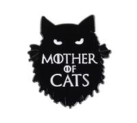 Badge à épingle mère des chats, taille unique, Métal