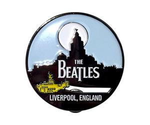 Badge à épingle motif sous-marin jaune des Beatles Liverpool Taille unique