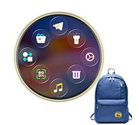 Badge à épingle numérique | Écran de 4,85 cm - Affichage d' de football - Épingles électroniques d'anime - Pour étudiants, , adolescents, collectionneurs, fête à thème, salon, voyage