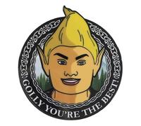 Badge à épingle The Elder Scrolls IV : Oblivion Adoring Fan NPC - Édition limitée - Collection - Sous licence officielle - Numéroté individuellement - 45 x 40,7 mm