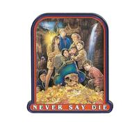 Badge à épingle The Goonies 40e anniversaire « Never Say Die » édition limitée - Cadeau officiel de collection pour les fans de films et les collectionneurs de souvenirs