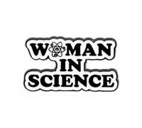 Badge à épingle Women In Science, taille unique, Métal