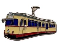 Badge à épinglette de route Würzburg GT-H Duewag - Train - Locomotive - Train - Train - Train - Train - Train - Train - Train - Train - Train - Métro - Subway Underground, passend, Cuivre