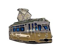Badge à épinglette motif voiture Gotha de la RDA - Train - Train - Train - Train - Train - Train - Train - Train - Train - Train - Train - Train - Métro - Subway Underground, passend, Cuivre