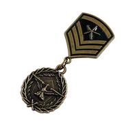 Badge antique pour amateur de martiaux - Valeur historique - Emblèmes de collection - Épingle en métal pour décoration de vêtements, taille unique, Comme décrit