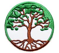 Badge Arbre de Vie Signature Celtique Breton Viking Rune 6 cm
