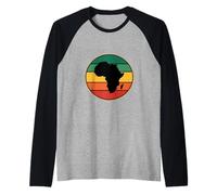 Badge Arc-en-Ciel rétro Africa Continent Manche Raglan