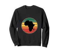 Badge Arc-en-Ciel rétro Africa Continent Sweatshirt