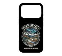 Badge Aurora Ours de l'Alaska Portes de l'Arctique National Park Coque pour iPhone 17 Pro