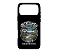 Badge Aurora Ours de l'Alaska Portes de l'Arctique National Park Coque pour iPhone 17 Pro Max