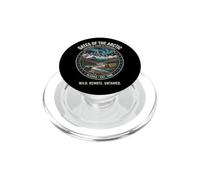 Badge Aurora Ours de l'Alaska Portes de l'Arctique National Park PopSockets PopGrip pour MagSafe