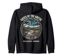Badge Aurora Ours de l'Alaska Portes de l'Arctique National Park Sweat à Capuche