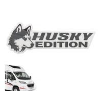 Badge Auto Chien 3D - Autocollant Acrylique pour Hayon Et Pare-Chocs | Décoration Extérieure Au Design Réaliste | Personnalisez Votre Voiture avec Style, Taille 20x8 Cm