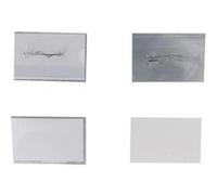 Badge Avec Epingle 40x60mm En Pvc - Boite De 50 G