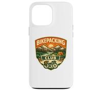 Badge Bikepacking Club Mountain Camp Bicycle Adventure Coque pour iPhone 13 Pro Max