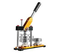 Badge Button Maker Machine - 100-800 Pcs Parts, DIY Pin Badges Set Press Tools with +Circle Cutter(75MM 100Pcs-Button)